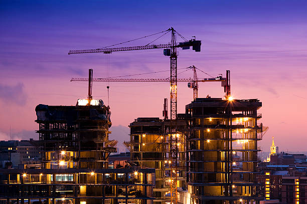 Construction companies operating in KIZAD, Abu Dhabi, developing industrial infrastructure and modern facilities